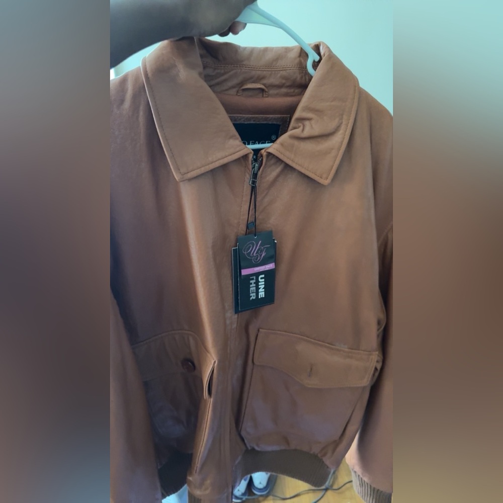 Brown Lightweight Shirt Jacket with Classic Collar